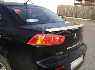 Спойлер Mitsubishi Lancer X сабля тюнінг
