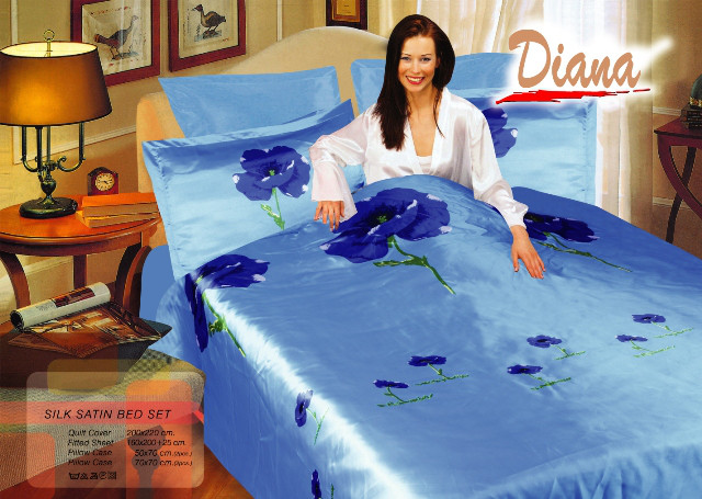 Постільна білизна Le Vele Weasel Blue Diana Євро