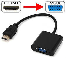 Перехідник HDMI to VGA Емулятор Монітора Адаптер Конвертер
