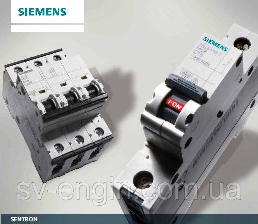 5SL61, 5SL62, 5SL63, 5SP43 — автоматичні вимикачі SIEMENS