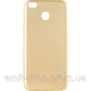 Силіконовий чохол Rock Matte для Xiaomi Redmi 4a Gold, фото 2