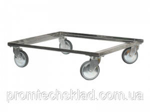 Візок під ящик-лоток для хліба 764x645х160 мм (нержавійка)