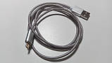 Tigran Club Манітний кабель USB 3 в 1 (Micro-USB/USB Type-C/Lightning) Silver (Гарантія 12 міс.), фото 6