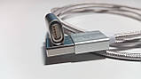 Tigran Club Манітний кабель USB 3 в 1 (Micro-USB/USB Type-C/Lightning) Silver (Гарантія 12 міс.), фото 3