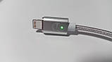 Tigran Club Манітний кабель USB 3 в 1 (Micro-USB/USB Type-C/Lightning) Silver (Гарантія 12 міс.), фото 3