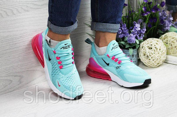 Nike Air Max 270 Flyknit Green Red ShodFeet 696333914
