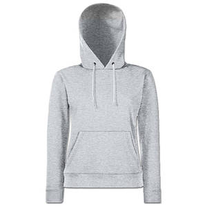 Толстовка жіноча з капюшоном однотонна. Сіра.