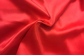 Атлас Стрейч Щільний Корал