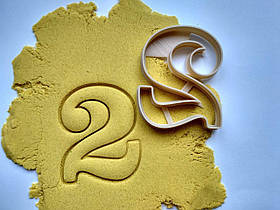 Формочки-вирубки для пряників "Двійка 1"