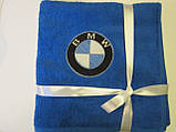 BMW Рушник махровий,банний 70x140 з вишивкою логотип BMW. Вишивка емблеми Вашого автомобіля., фото 8
