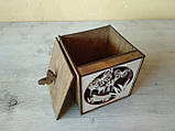 Подарочная коробка "Мрій, літай" бабочки 10х10 см., фото 4