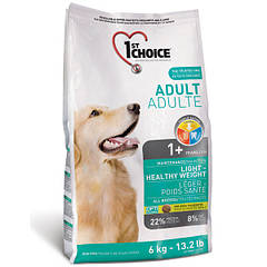 1st Choice (Фест Чойс) малокалорійний сухий суперпреміумкорм для собак із надмірною вагою, 6 кг.