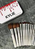 Професійні пензлики для макіяжу Kylie Professional Brush Set 12 штук, фото 3