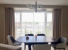 Шторы ЖК Квартет - гостиная. Портьерная ткань Dante коллекции Brooks