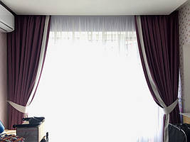 Шторы ЖК Квартет - детская. Тюль Dizzario Eden. Портьерная ткань Derek коллекции Brooks.