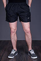 Чоловічі шорти NIKE (плащівка), чорного кольору