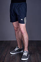 Чоловічі шорти Adidas (плащівка), темно-синього кольору