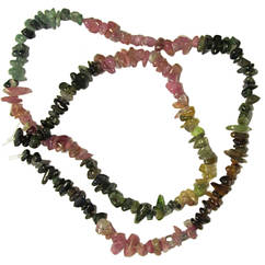 Намистини Сколи Турмалін Кавуновий, Крихітка Камінь Дрібна, Розмір від 4 до 8 мм, Рукоділля