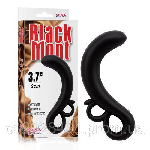Масажер простати - Black Mont Two-Finger G-Spot Plug Black