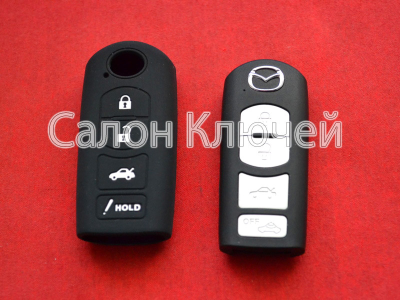Чохол силіконовий для смарт ключа Mazda