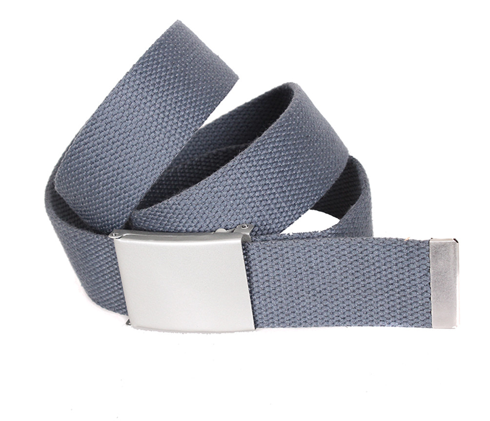 Чоловічий ремінь текстильний під джинси YK003-2704 сірий, фото 1