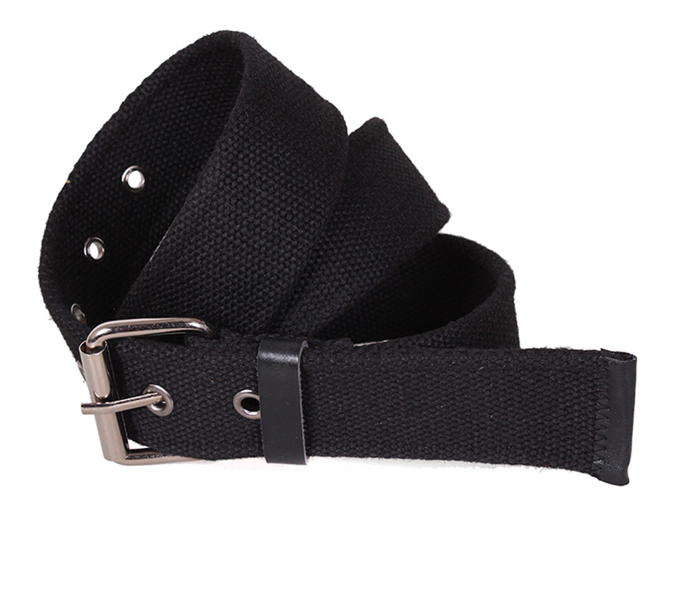 Чоловічий ремінь текстильний під джинси YK004-2704 чорний, фото 1