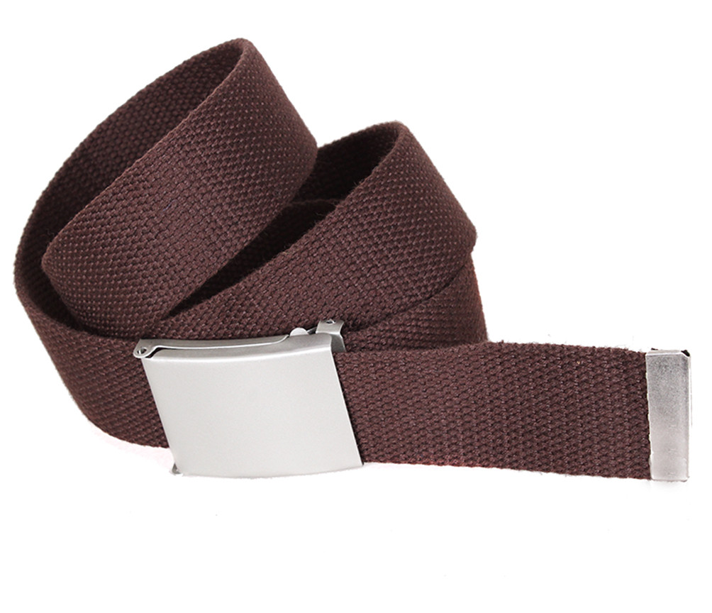 Чоловічий ремінь текстильний під джинси YK0035-2704 коричневий, фото 1