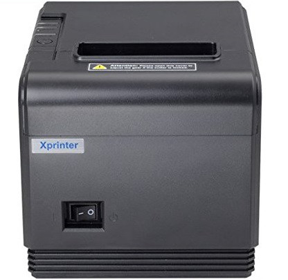 Принтер чеків Xprinter XP-Q300/ XP-Q800 LAN Ethernet+USB+rs232 80мм, обріз, чорний