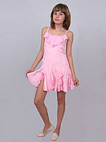 Сарафан дитячий для дівчинки літній М -202 зріст 116 122 рожевий тм "Попілюшка"