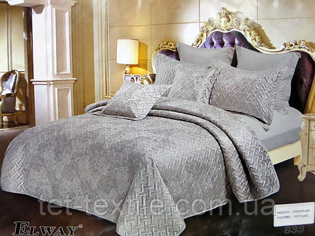 Покривало атласне з наволочками Elway, фото 1