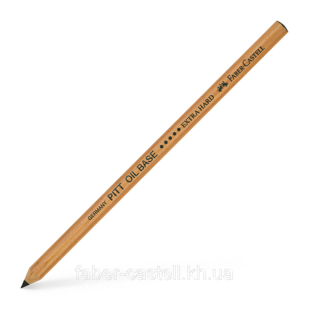 Олівець на олійній основі Faber-Castell Pitt Oil Base, колір дуже твердий чорний (black extra hard) №199, 112605