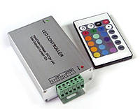 Контролер RGB 12-24V 24A, пульт IR 24 кнопки