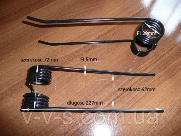 Пружина підбирача, запчастини Rivierre Casalis