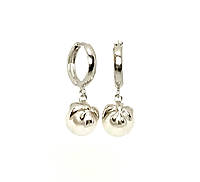 Срібні перлинні сережки Swarovski Crystal White Pearl