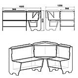 Кухонний кут Корсика (Компаніт) 1600х1200 мм, фото 9