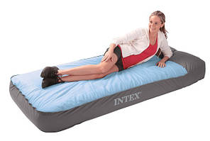Надувний матрац Intex, 66998 зі спальним мішком (91х193х25 см), фото 2