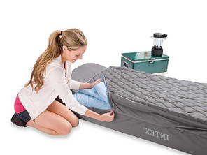 Надувний матрац Intex, 66998 зі спальним мішком (91х193х25 см), фото 3