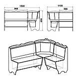 Кухонний кут Родос (Компаніт) 1500х1100мм, фото 9