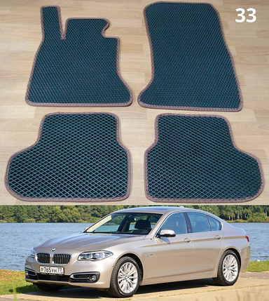 Килимки ЄВА в салон BMW 5 F10 / 11 '13-16, фото 2
