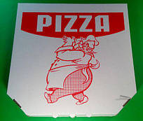 Коробка для піци c печаткою Pizza 350Х350Х30 мм, 100 шт\уп