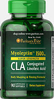 Конъюгированная линолевая кислота CLA, Myo-Leptin 1500 mg, Puritan's Pride, 90 капсул