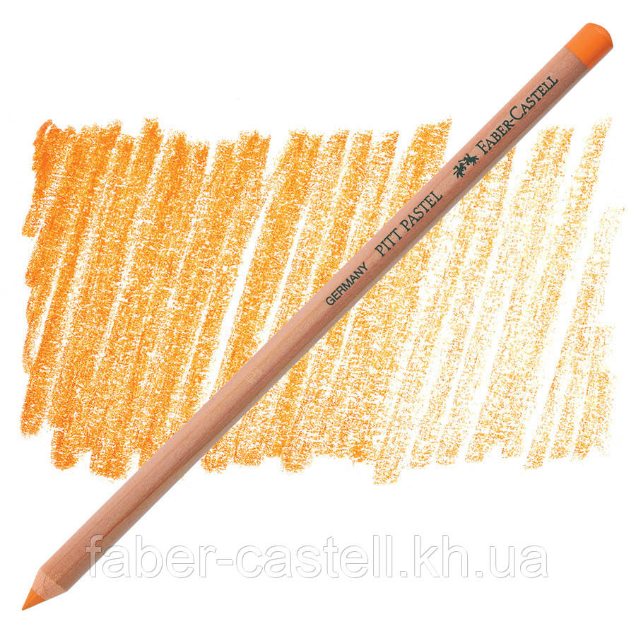 Пастельний олівець Faber-Castell PITT помаранчева глазур (orange glaze) № 113 , 112213