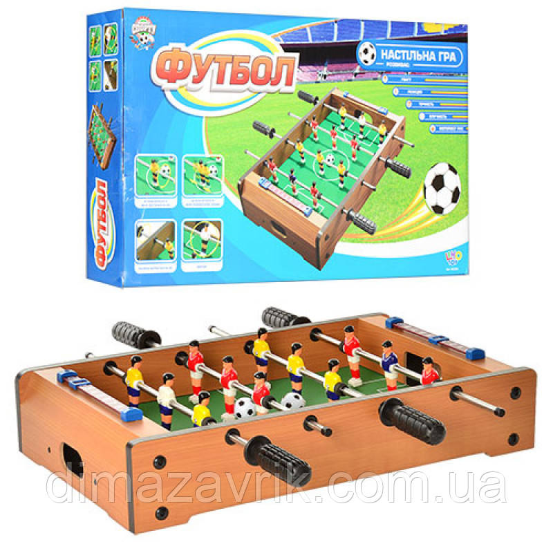 Футбол HG 235 A дерево, на штангах, у коробці 52-30-7,5 см, фото 1