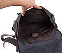 Рюкзак текстильний міський 8154-1BLACK чорний, фото 7