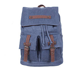 Рюкзак текстильний міський  8634-3BLUE синій