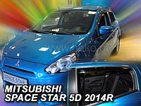 Дефлекторы окон (ветровики) MITSUBISHI SPACE STAR 2014r->(HEKO)