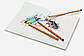 Пастельний олівець Faber-Castell PITT геліо-бірюзовий ( pastel helio turquise) № 155, 112255, фото 7