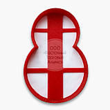 3D-форми для пряників — Вирубка "Цифра 8 з Ромашкою", фото 10