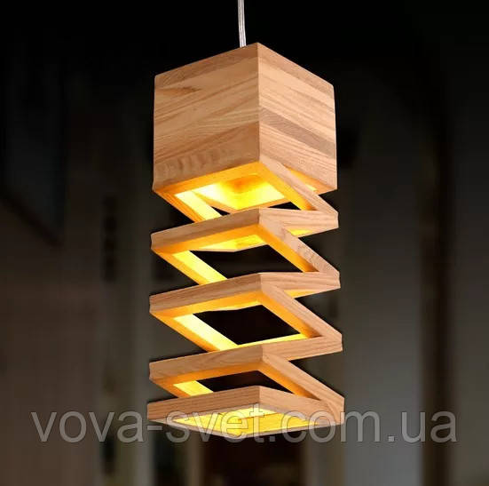 Світильник підвісний [ Wooden Spring Loft ]
