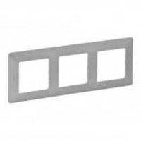 Рамка на 3 посади Legrand Valena Life Алюміній 754133
